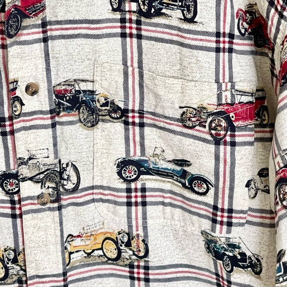 Vintage 90s Knights of Round Table Old Car Shirt Stutz Bearcat Roadster Men’s L - Picture 5 of 11